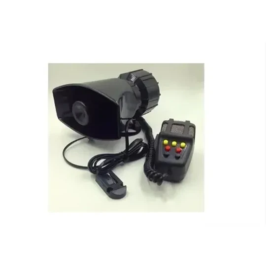 Sirena Bocina Policia Carabinero Megafono 7 Tonos Auto Moto