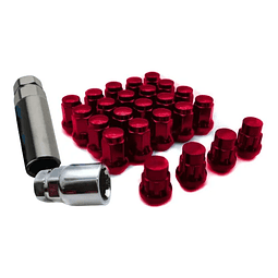 X20 Tuerca De Seguridad Doble Seguridad + Llave Llanta Auto