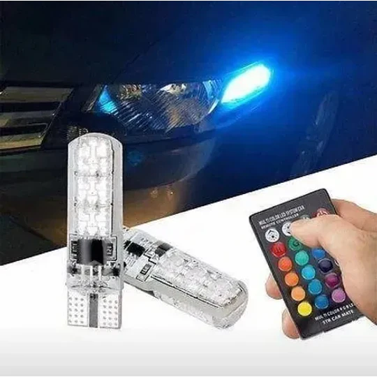 Cola Pescado Led T10 Control Remoto Ampolleta
