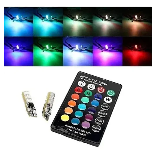 Cola Pescado Led T10 Control Remoto Ampolleta