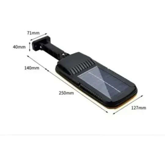 Foco Led Solar De 60w Con Sensor De Movimientos Mas Control