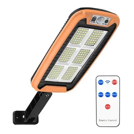 Foco Led Solar De 60w Con Sensor De Movimientos Mas Control