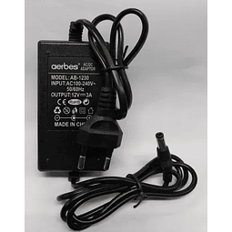 Fuente De Poder Transformador 12v 3amp 36w Tira Led Camaras
