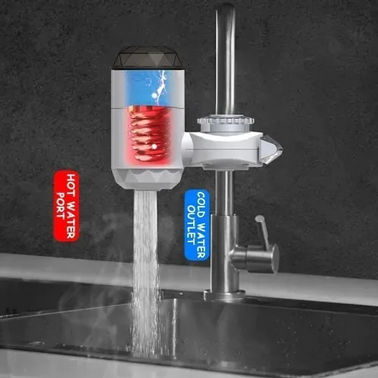 Grifo Calentador De Agua Caliente Eléctrico