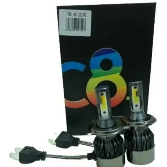 Kit Ampolleta Led H4 5500 Lm