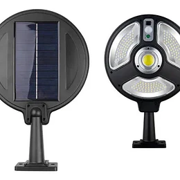 Foco Solar Recargable Con Sensor De Movimientos +control 30w
