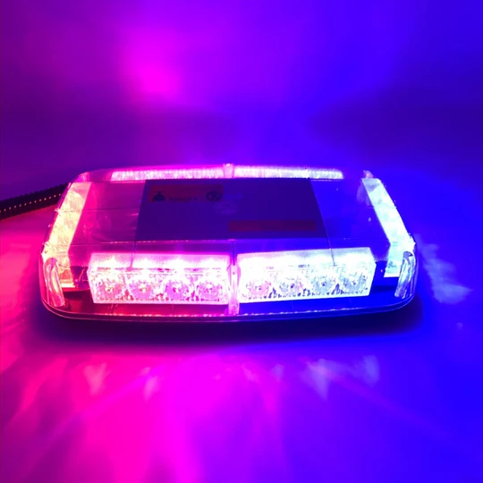 Baliza De Techo Auto Destellante 12-24v Estrobo Con Imán