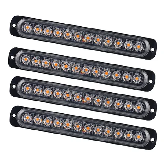 Luz Estroboscópica Intermitente De Emergencia 12 led