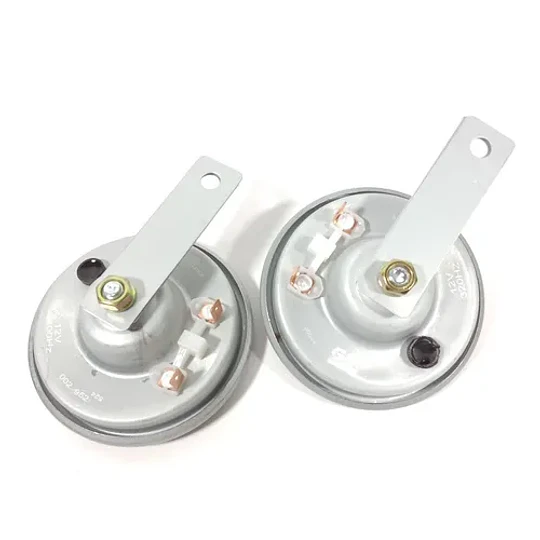SET BOCINA  DISCO ALTA BAJA UNIVERSAL CARROS MOTO COMIONETAS  12 V