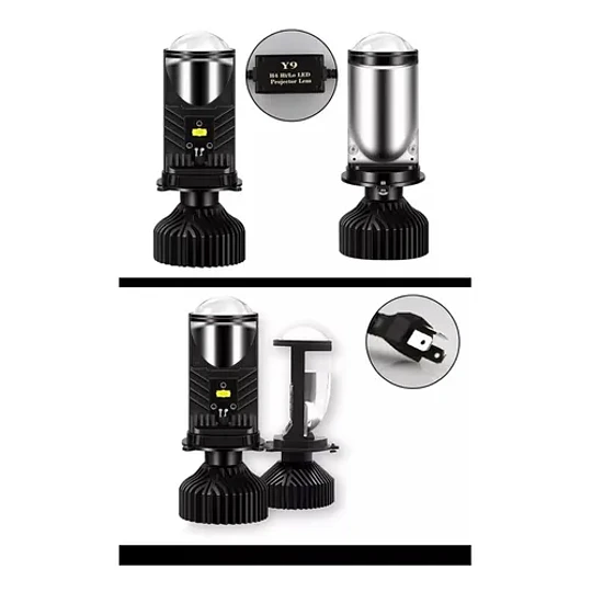Ampolleta Led Optico H4 Y9 Auto Lúmenes 36w
