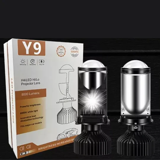 Ampolleta Led Optico H4 Y9 Auto Lúmenes 36w