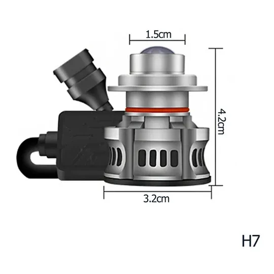 Kit Luces Mini Led Láser Canbus 15000 Lúmenes H8 H9 H11