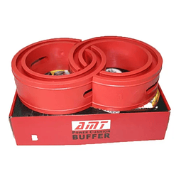 Kit Par Jinke Tope De Goma Espiral Amortiguación Auto