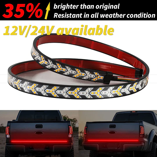 Barra De Luz Led De Freno Para Puerta Trasera De Camioneta