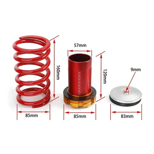 Kit 4 Coilovers Universal Suspension Regulable