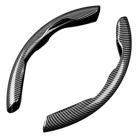 Cubre Volante Tipo Fibra Carbono Laterales Universal