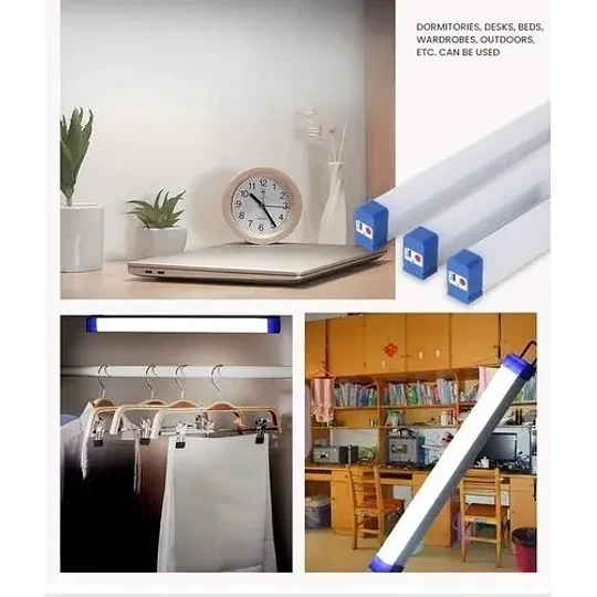 Barra Led Recargable Cocina Closet Pared Camping Taller
