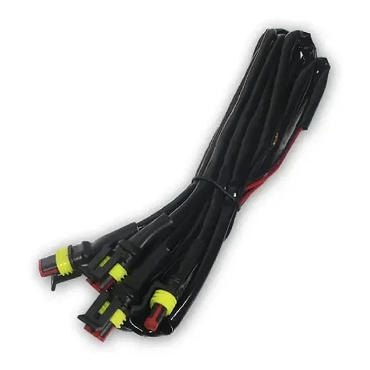 4 Luces De Marcha De Rejilla Delantera Led Con Lente Ahumada COLOR AZUL