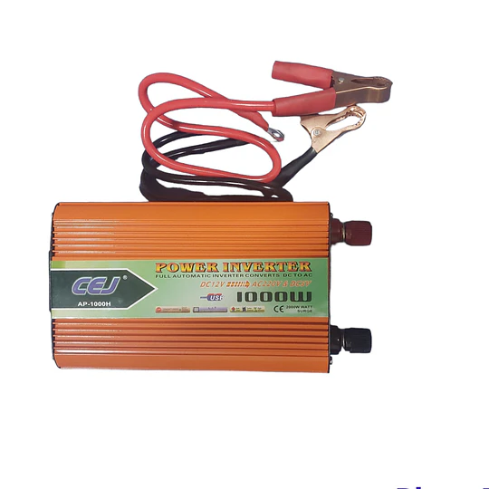 Inversor Voltaje Corriente 12v A220v Aut Portatil 1000-2000w