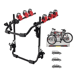 Porta 3 Bicicletas Portabicicletas Auto Coche Camioneta 60kg