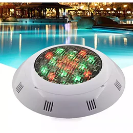 Foco Led Piscina Con Control Remoto 24w Color 12v Rgb