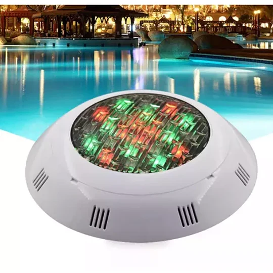 Foco Led Piscina Con Control Remoto 24w Color 12v Rgb