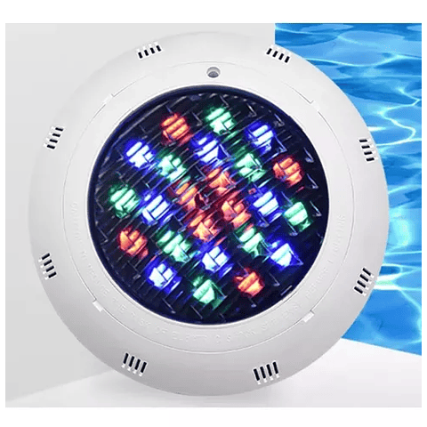 Foco Led Piscina Con Control Remoto 24w Color 12v Rgb