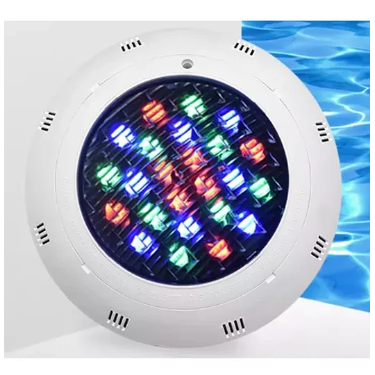 Foco Led Piscina Con Control Remoto 24w Color 12v Rgb