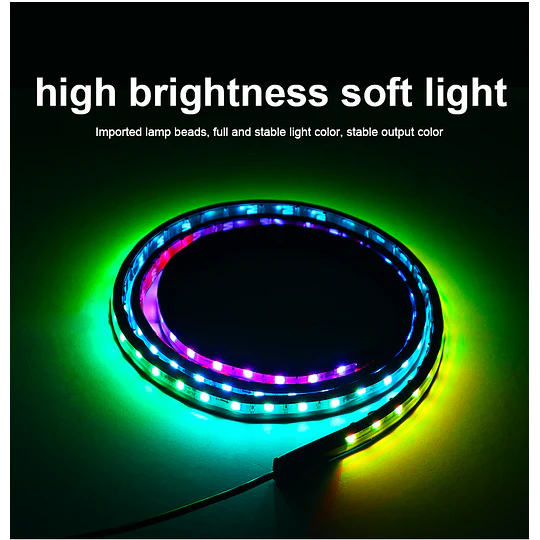 Cinta Luz LED RGB de 24V para camión Luz de advertencia