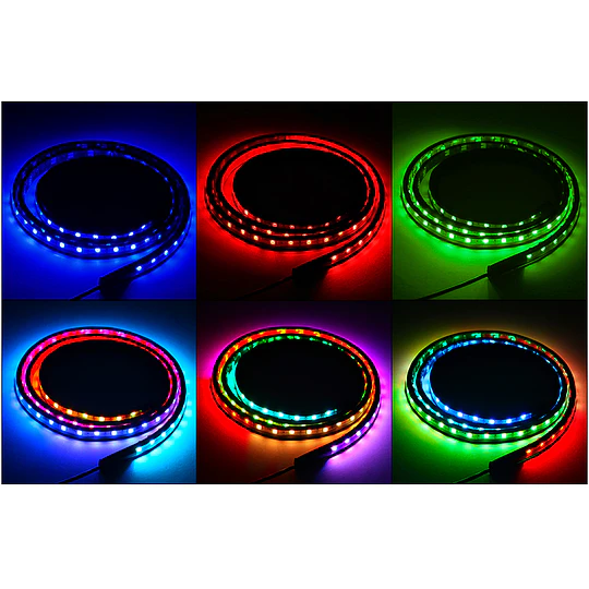 Cinta Luz LED RGB de 24V para camión Luz de advertencia