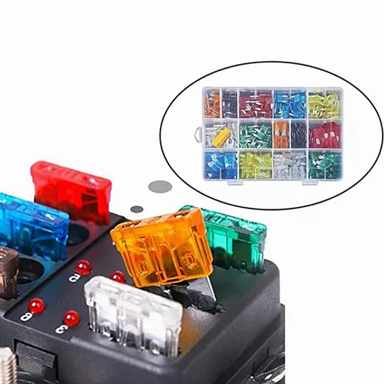 300 Piezas Kit Surtido De Fusibles Para Coche