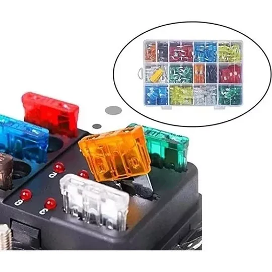 Kit Fusible 500 Unidades Eléctricos 12v Autos Motos
