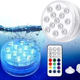 Luz Sumergible Led Piscina Con Pilas Aaa Incluidas