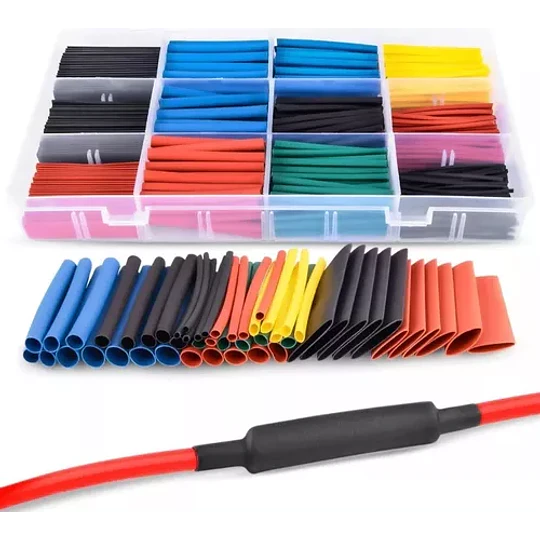 Kit Tubo Termoretractil Termoencogible 180 Pza Cable Aislant