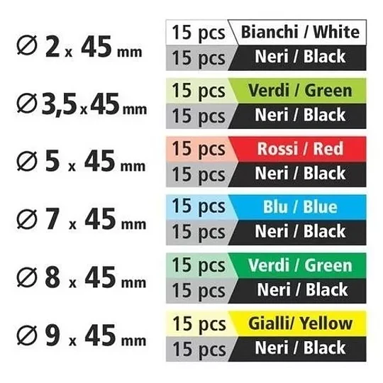 Kit Tubo Termoretractil Termoencogible 180 Pza Cable Aislant