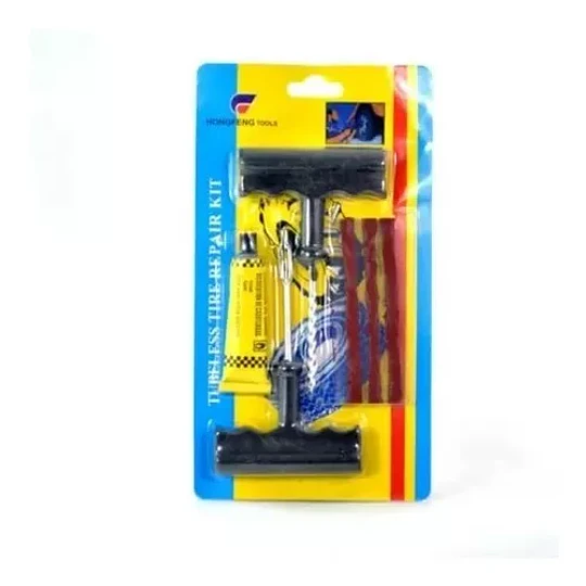 Set Kit Reparación Rueda Cubierta Neumático Auto
