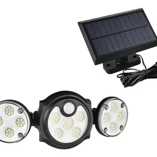 Lampara Solar Led Con Sensor De Movimientos