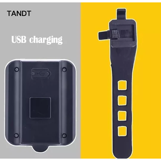 Luz De Bicicleta Led Trasera Inteligente Control Direccional