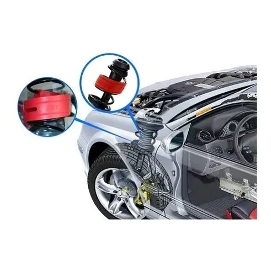 Kit Par Jinke Tope De Goma Espiral Amortiguación Auto