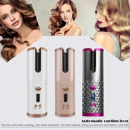 Rizador De Pelo Automatico Rizador De Cabello Portatil