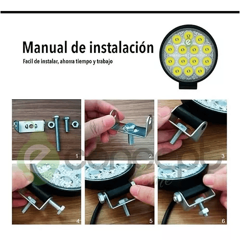 Luces Foco Neblinero Led Auto Cod 10420