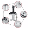 Traba Pedal + Candado + 2 Llaves Seguridad Auto Antirobo