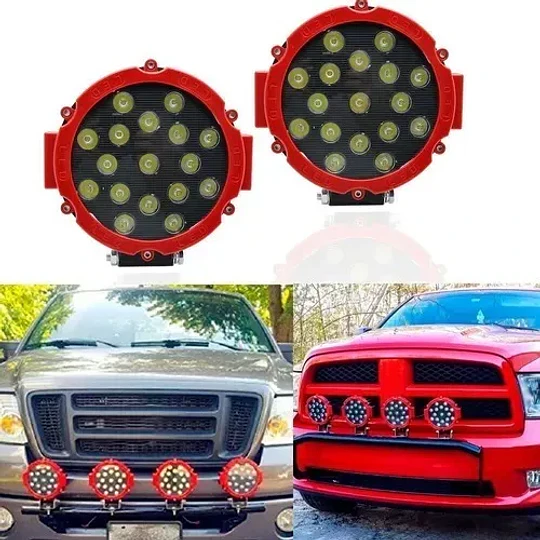 Luces Focos Neblineros Led 51w Blanco Expansion Auto Moto