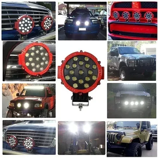 Luces Focos Neblineros Led 51w Blanco Expansion Auto Moto