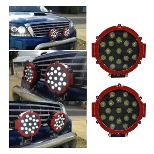 Luces Focos Neblineros Led 51w Blanco Expansion Auto Moto