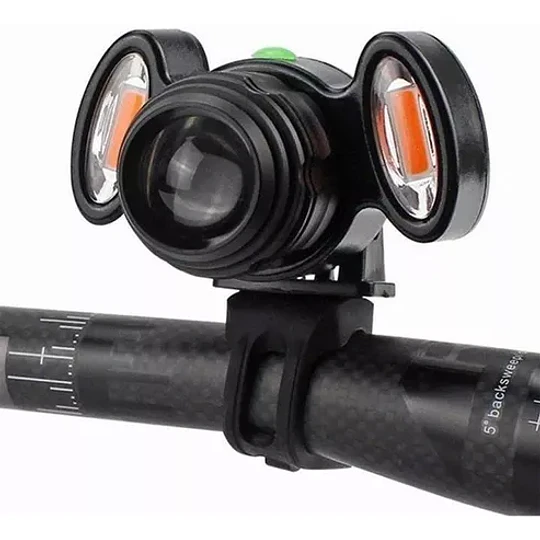 Lampara Recargable Para Bicicleta Cod 22214