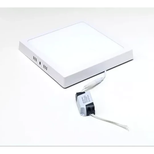 Foco Panel Led Plafon Sobrepuesto Cuadrado 12w