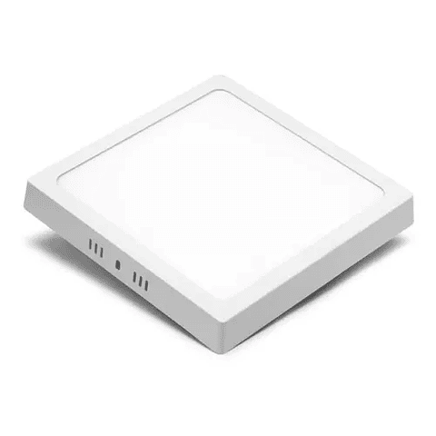 Foco Panel Led Plafon Sobrepuesto Cuadrado 12w