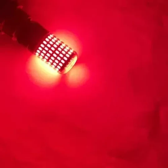 Set Ampolletas Led 1156, Color Rojo, Para Auto