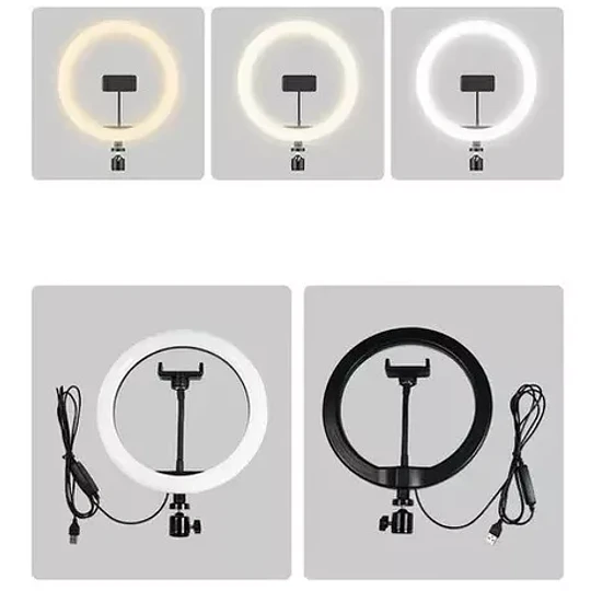 Anillo Aro Luz Led 26 Cm Tiktok Selfie Fotografía Instagram